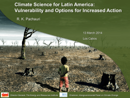 Climate Science for Latin America