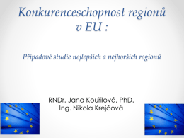 Konkurenceschopnost regionů v EU