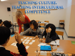 What is culture ? - Dr Monika Badecka