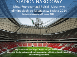 STADION POMYS*OWY - Stadion Narodowy w Warszawie