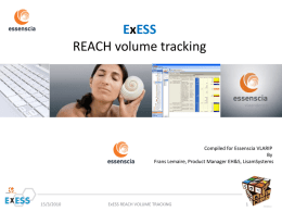 Why Volume tracking