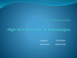 High-Tech Materials & Technologies