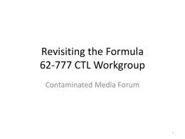 Revisiting the Formula Presentation