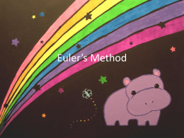 Euler*s Method