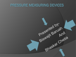Pressure Measurement
