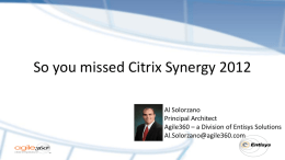 See the Presentation - Entisys Solutions, Inc.