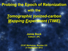 Probing the epoch of reionization with tomographic [CII]