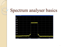 Spectrum Analysers