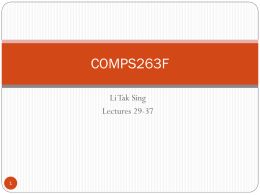 Lecture 29-37