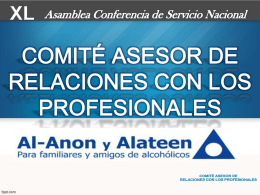 presentacion c. asesor xl acsn 2013 - Grupos de Familia Al