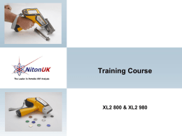XL2 radiation Safety