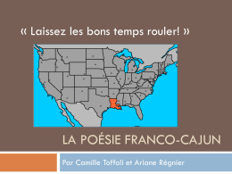 Po&eacute;sie Franco-Louisianaise