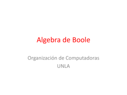 Algebra de boole 2013 v2.