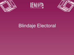 Blindaje Electoral