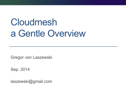 Cloudmesh: a Gentle Overview