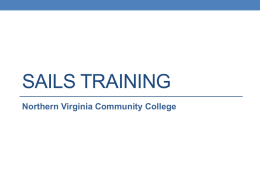 SAILS College Training - Blogs at NOVA