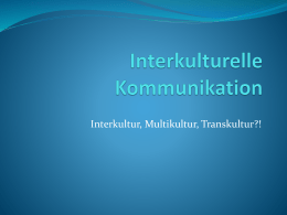 Interkulturelle Kommunikation 2