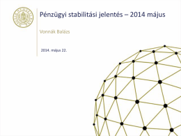Slide 1 - Magyar Nemzeti Bank
