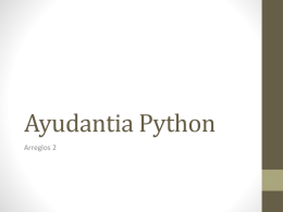 Ayudantia Python