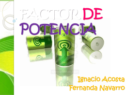 FACTOR DE POTENCIA - PotenciaElectrica