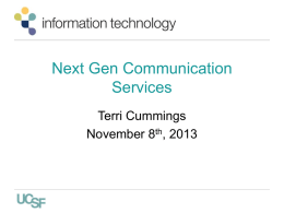 Next Gen Communication Sharecase