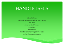 HANDLETSELS - Ziekenhuis Gelderse Vallei