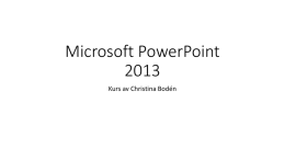 PowerPoint 2013