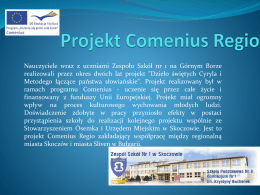 Projekt Comenius Regio