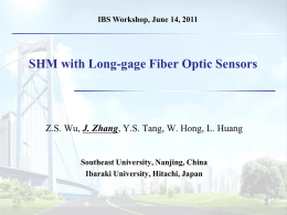 SHM with Long-gauge Fiber Optic Sensors