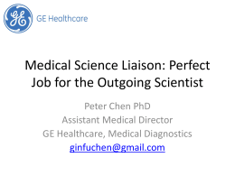 Medical Science Liaison: Perfect Job for the Outgoing