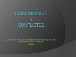 Comunicación de Conflictos