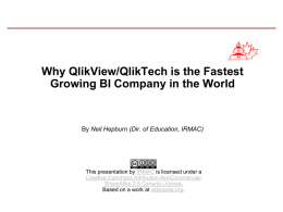 Why QlikView is the fastest growing BI company in the world