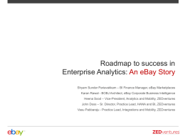 Roadmap to Success in Enterprise Analytics: an