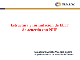 Estructura y formulación de EEFF de acuerdo