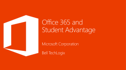 Office 365 for Students - 1.23.14 (PPT)