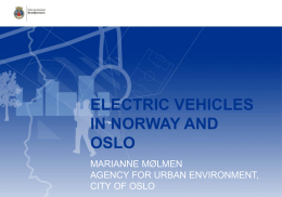 EVs in Norway & Oslo