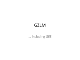 GZLM - University of Essex