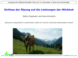 PowerPoint-Präsentation - Alpwirtschaftlicher Verein im Allgäu