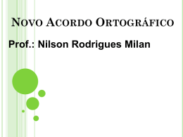 palestra Prof. Nilson Rodrigues Milan