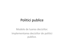 Politici publice
