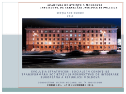 raport-2013-sociologie - Institutul de Cercetări Juridice şi Politice