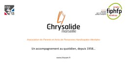Les ESAT de la Chrysalide Marseille