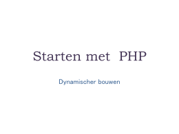 PHP-in-je-website-gebruiken