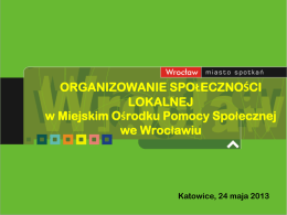 Organizowanie Społeczności Lokalnej we Wrocławiu