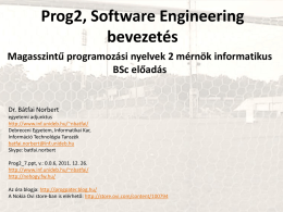 pptx - Debreceni Egyetem Informatikai Kar
