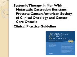 Terapia sistemica en cancer de Prostata resistente a la castracion