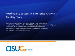 Roadmap to Success in Enterprise Analytics: an