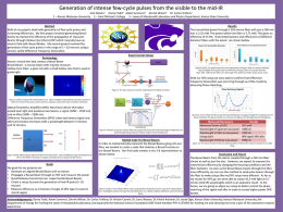 Generation of intense few-cycle pulses from the visible to the mid