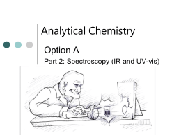 IR & UV-vis Spectroscopy