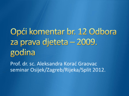 prof. dr. sc. Aleksandra Korać Graovac
